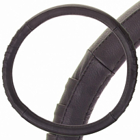 Оплетка SKYWAY Real-5 М Черная кожа натуральная